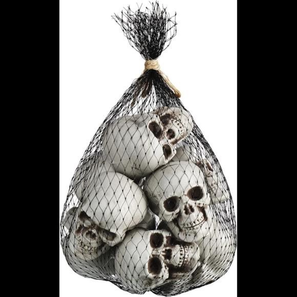 10 Pieces Halloween Skeleton Head Small Mini Skulls for Halloween Party - Picture 1 of 6